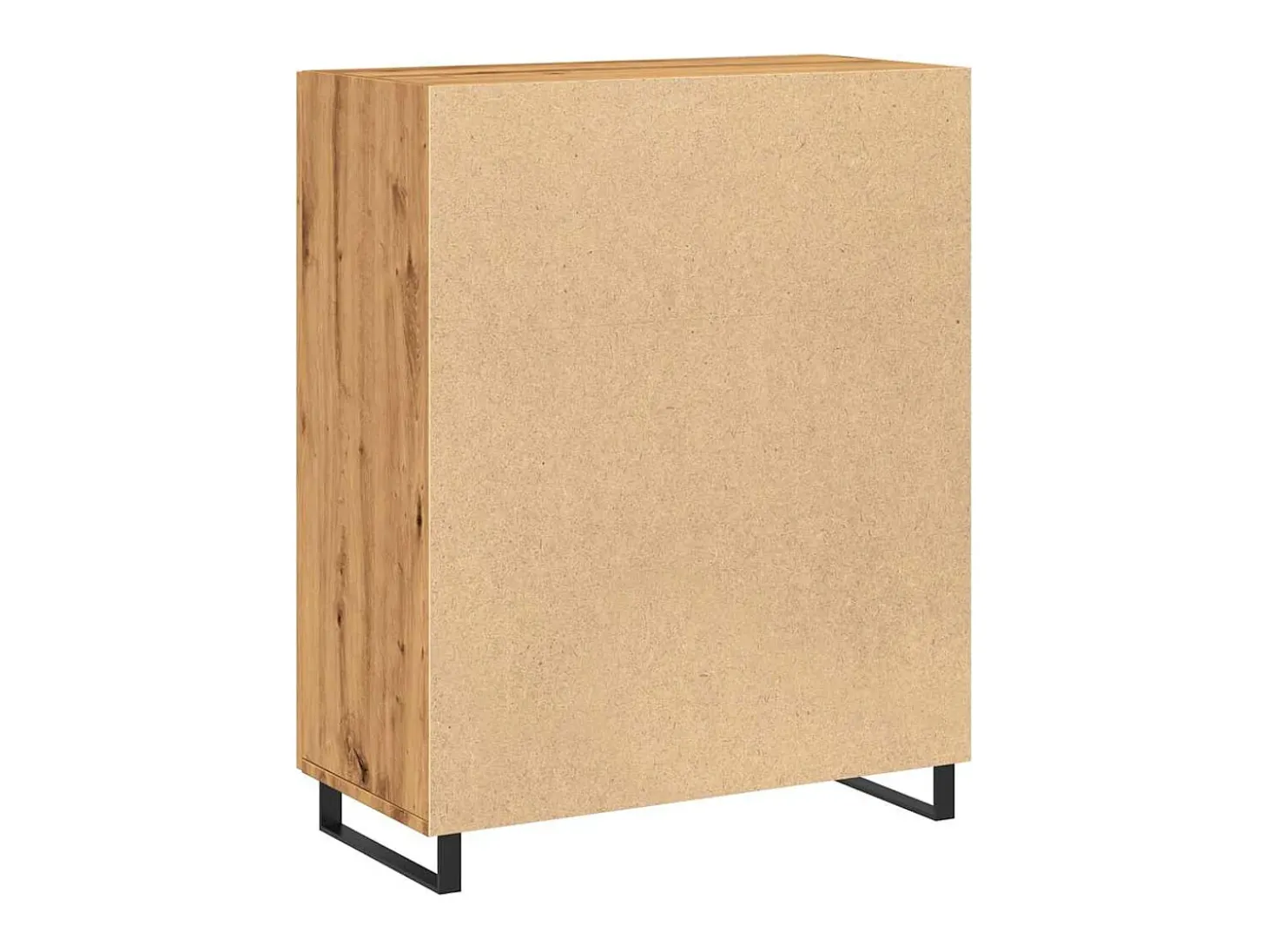Aparador de roble artesanal 69,5x34x90 cm madera de ingeniería