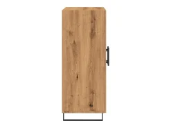 Aparador de roble artesanal 69,5x34x90 cm madera de ingeniería