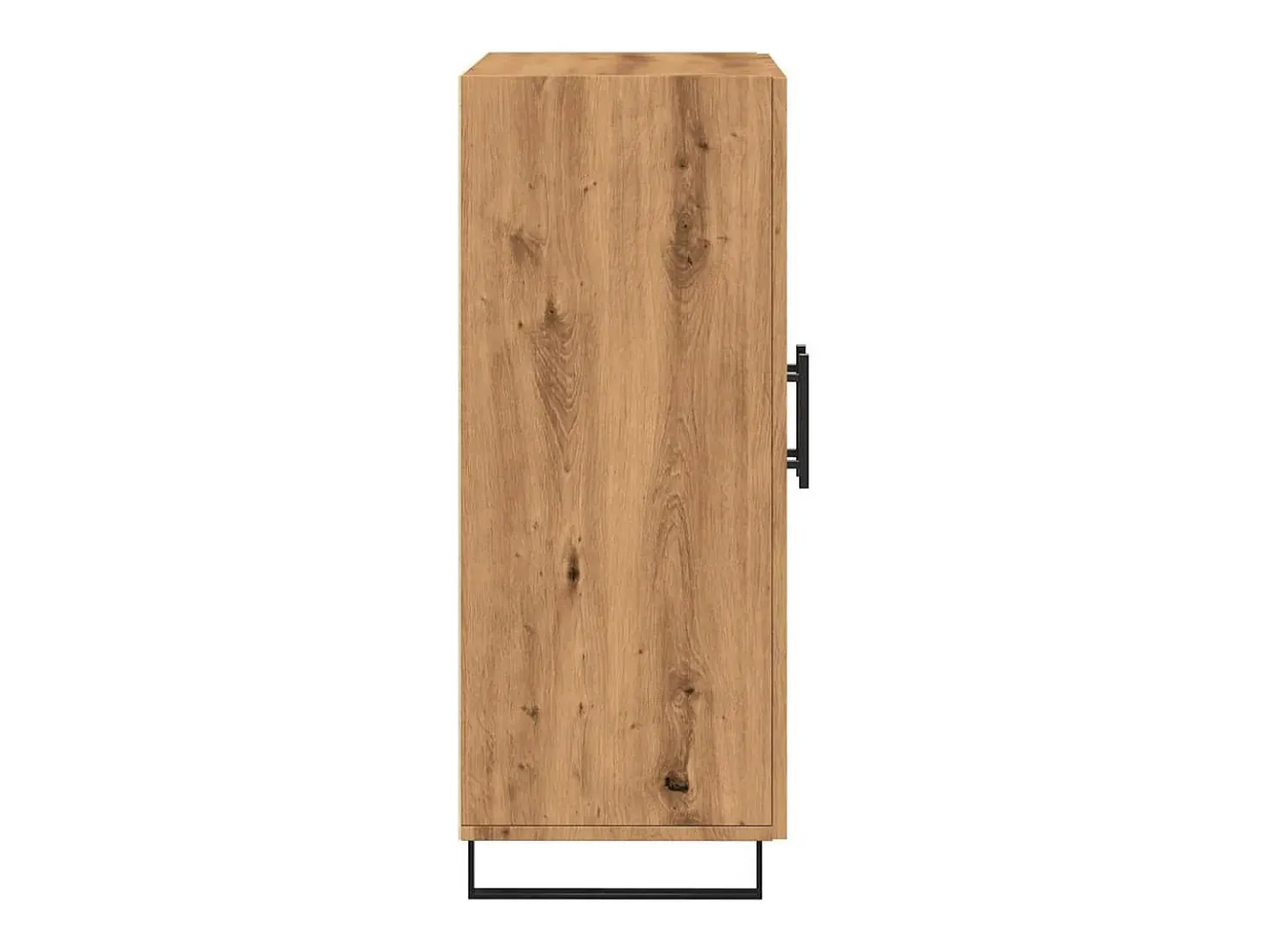 Aparador de roble artesanal 69,5x34x90 cm madera de ingeniería