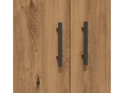 Aparador de roble artesanal 69,5x34x90 cm madera de ingeniería