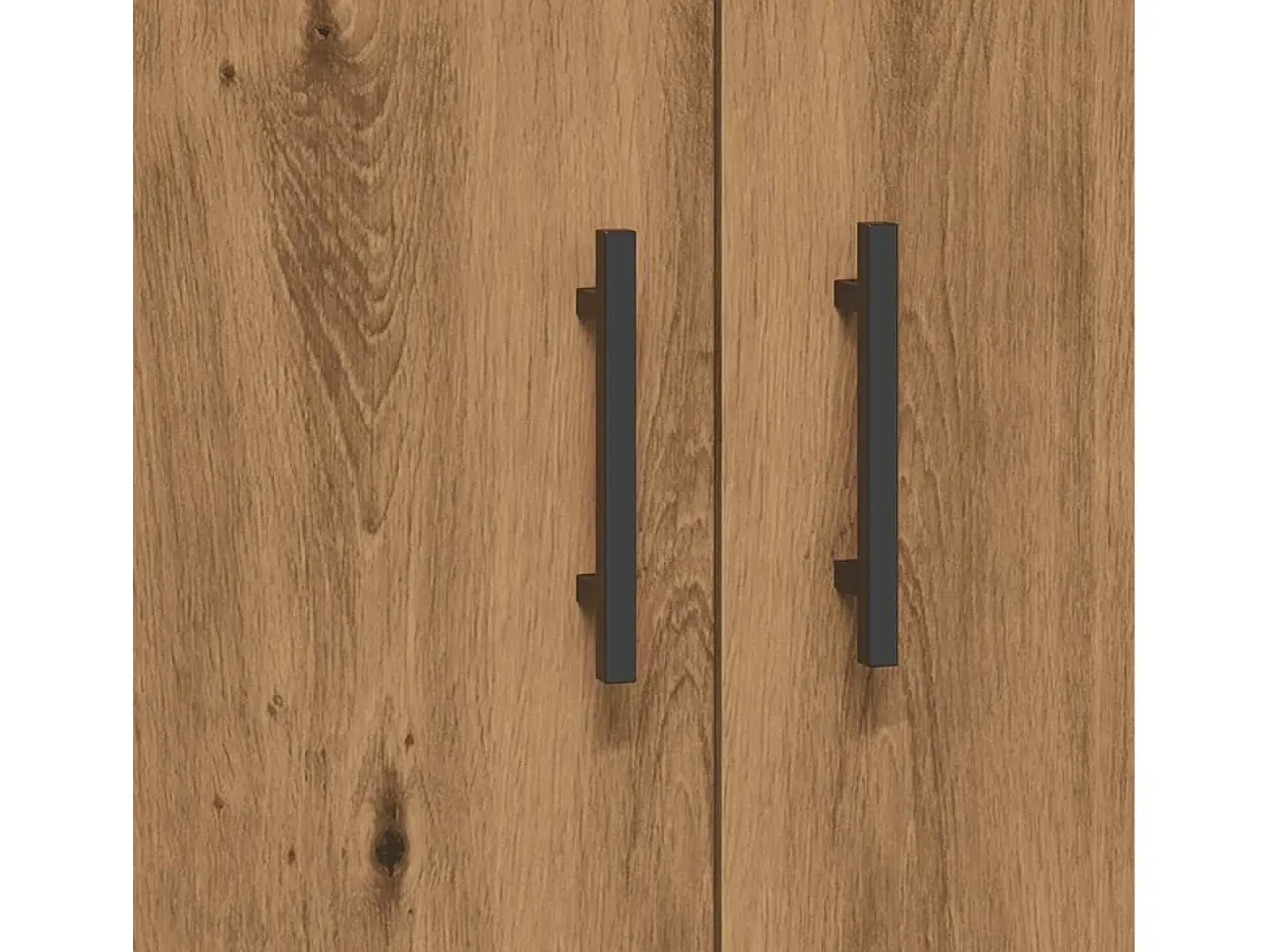 Aparador de roble artesanal 69,5x34x90 cm madera de ingeniería