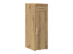 Aparador de roble artesanal 30x42,5x93 cm Madera de ingeniería