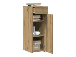 Aparador de roble artesanal 30x42,5x93 cm Madera de ingeniería