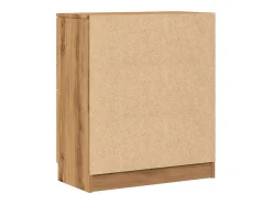 Aparador de roble artesanal 60x30x70 cm madera de ingeniería