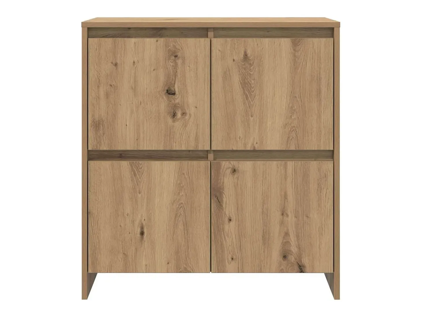 Aparador de roble hecho a mano 70 x 41 x 75 cm Madera de ingeniería