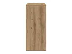 Aparador de roble hecho a mano 60 x 31 x 70 cm Madera de ingeniería