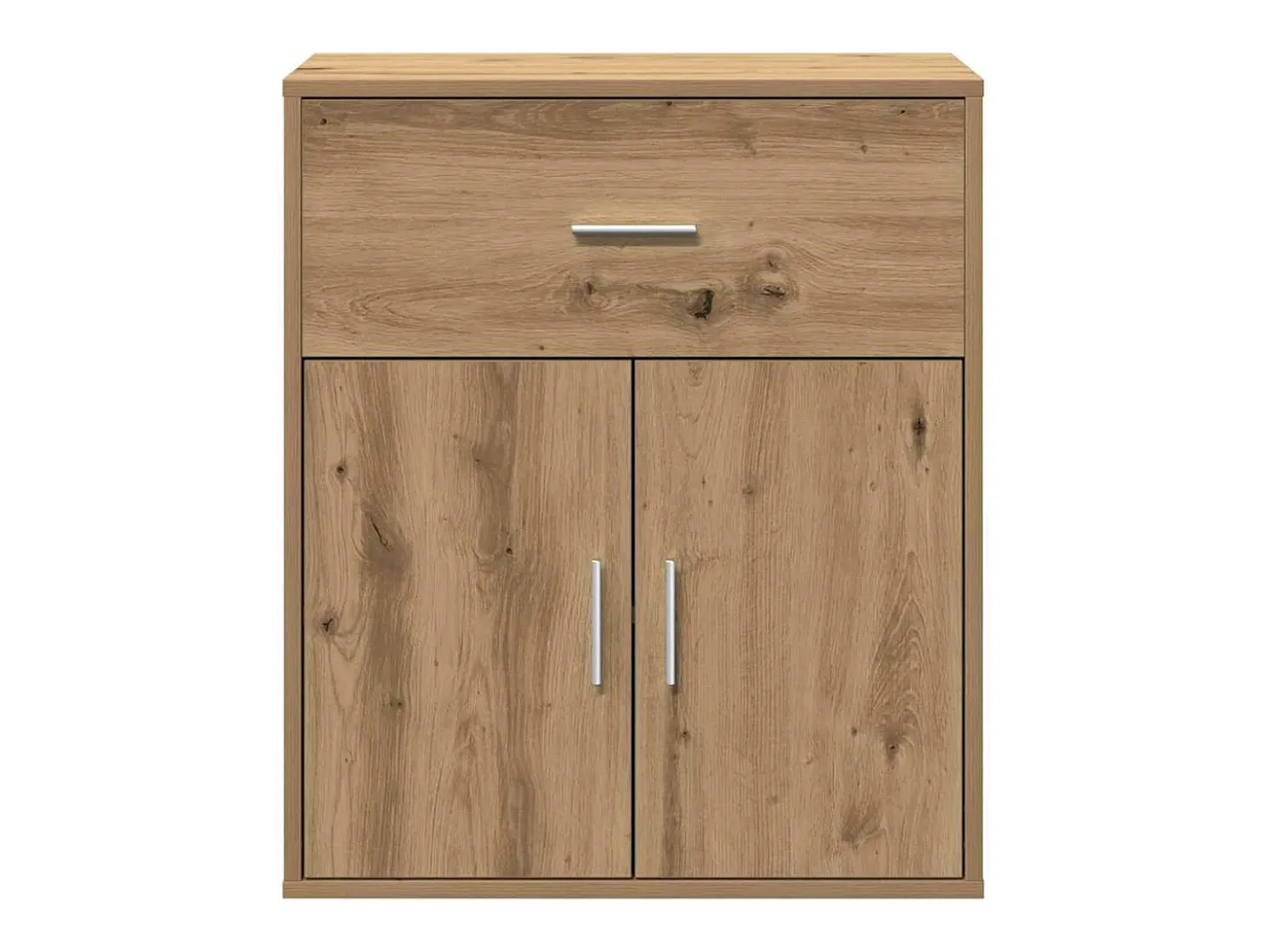 Aparador de roble hecho a mano 60 x 31 x 70 cm Madera de ingeniería