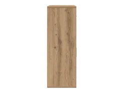 Aparador de roble hecho a mano 79 x 38 x 80 cm Madera de ingeniería