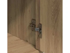 Aparador de roble hecho a mano 60 x 31 x 70 cm Madera de ingeniería