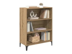 Aparador de roble hecho a mano 32,5 x 69,5 x 90 cm Madera de ingeniería