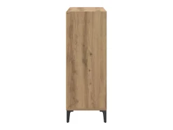 Aparador de roble hecho a mano 32,5 x 69,5 x 90 cm Madera de ingeniería