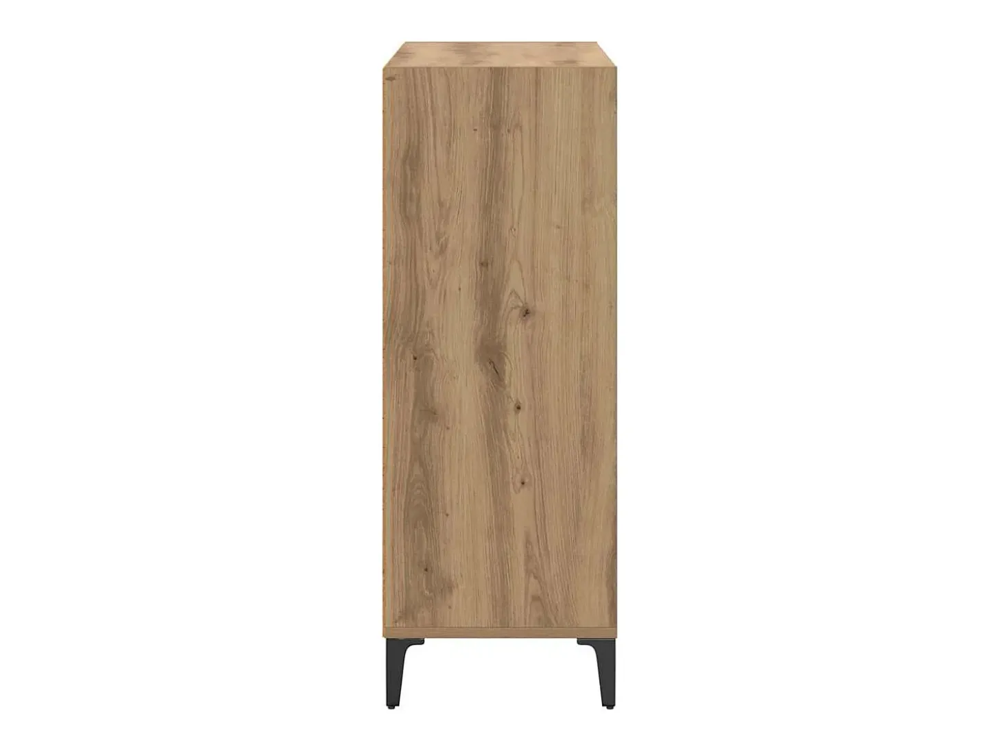 Aparador de roble hecho a mano 32,5 x 69,5 x 90 cm Madera de ingeniería