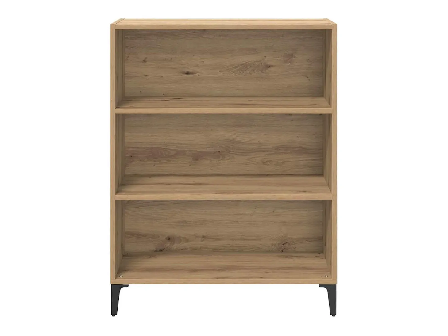 Aparador de roble hecho a mano 32,5 x 69,5 x 90 cm Madera de ingeniería