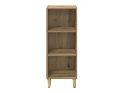 Aparador de roble hecho a mano 32,5 x 34,5 x 90 cm Madera de ingeniería