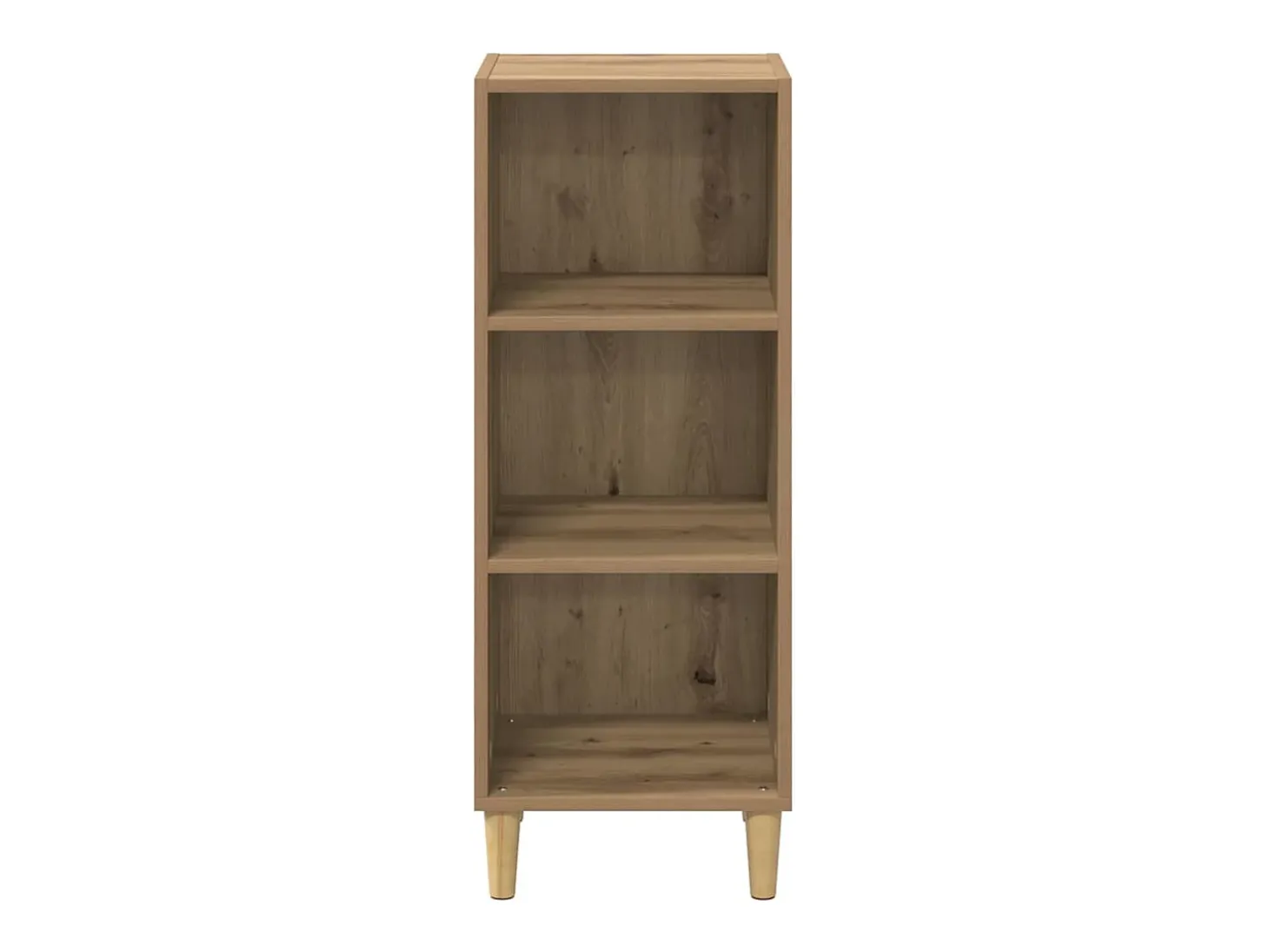 Aparador de roble hecho a mano 32,5 x 34,5 x 90 cm Madera de ingeniería