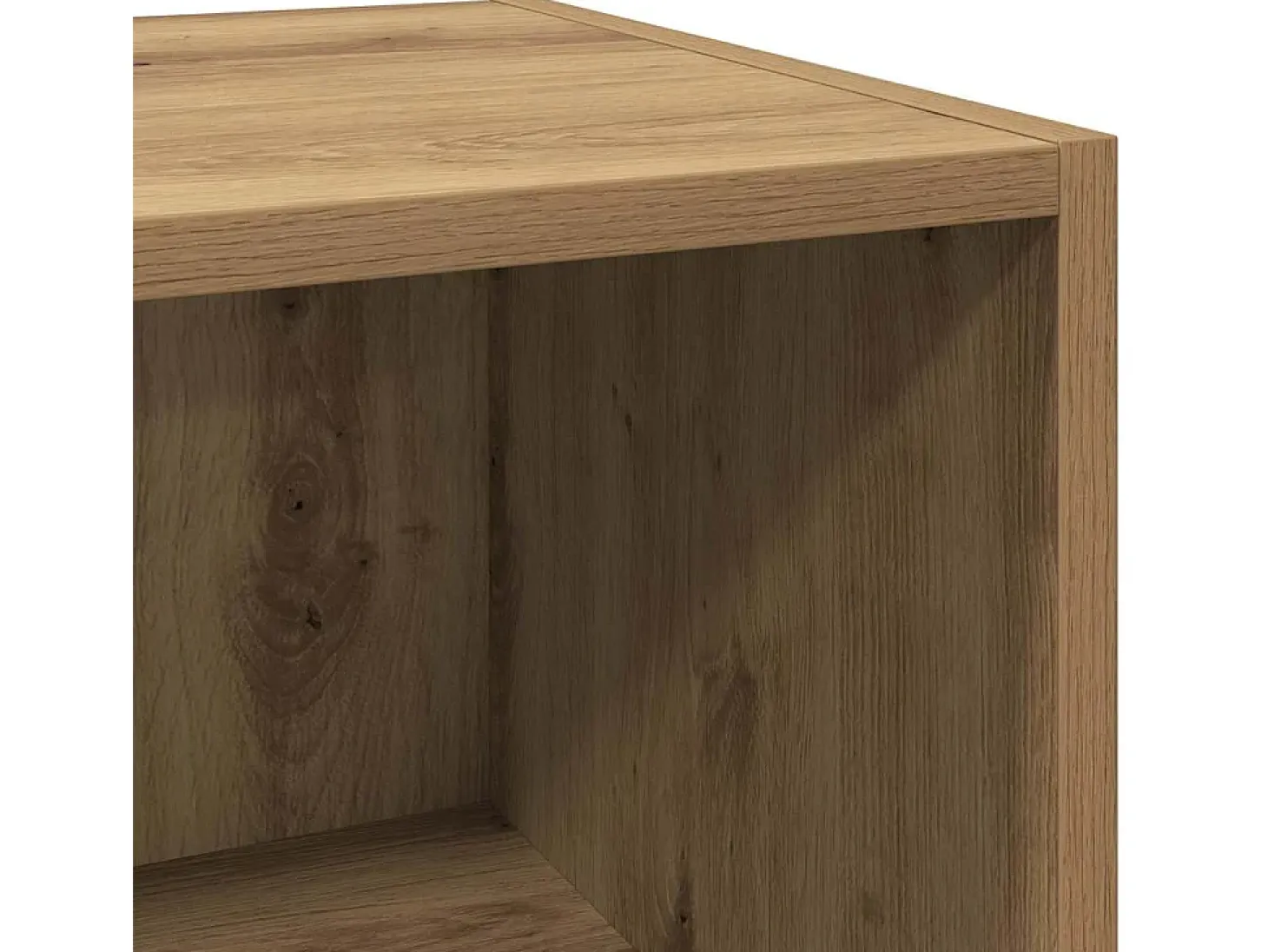 Aparador de roble hecho a mano 32,5 x 34,5 x 90 cm Madera de ingeniería