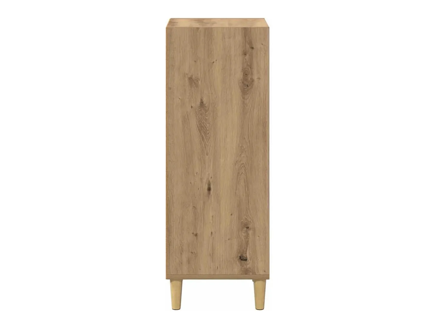 Aparador de roble hecho a mano 32,5 x 34,5 x 90 cm Madera de ingeniería