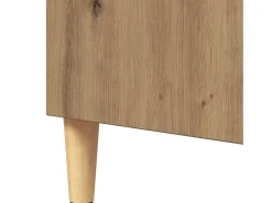 Aparador de roble hecho a mano 57 x 35 x 90 cm Madera de ingeniería