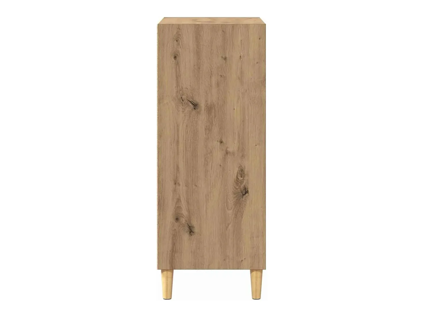 Aparador de roble hecho a mano 57 x 35 x 90 cm Madera de ingeniería