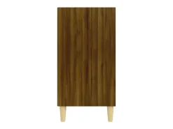 Aparador de roble marrón 57x35x70 cm madera de ingeniería