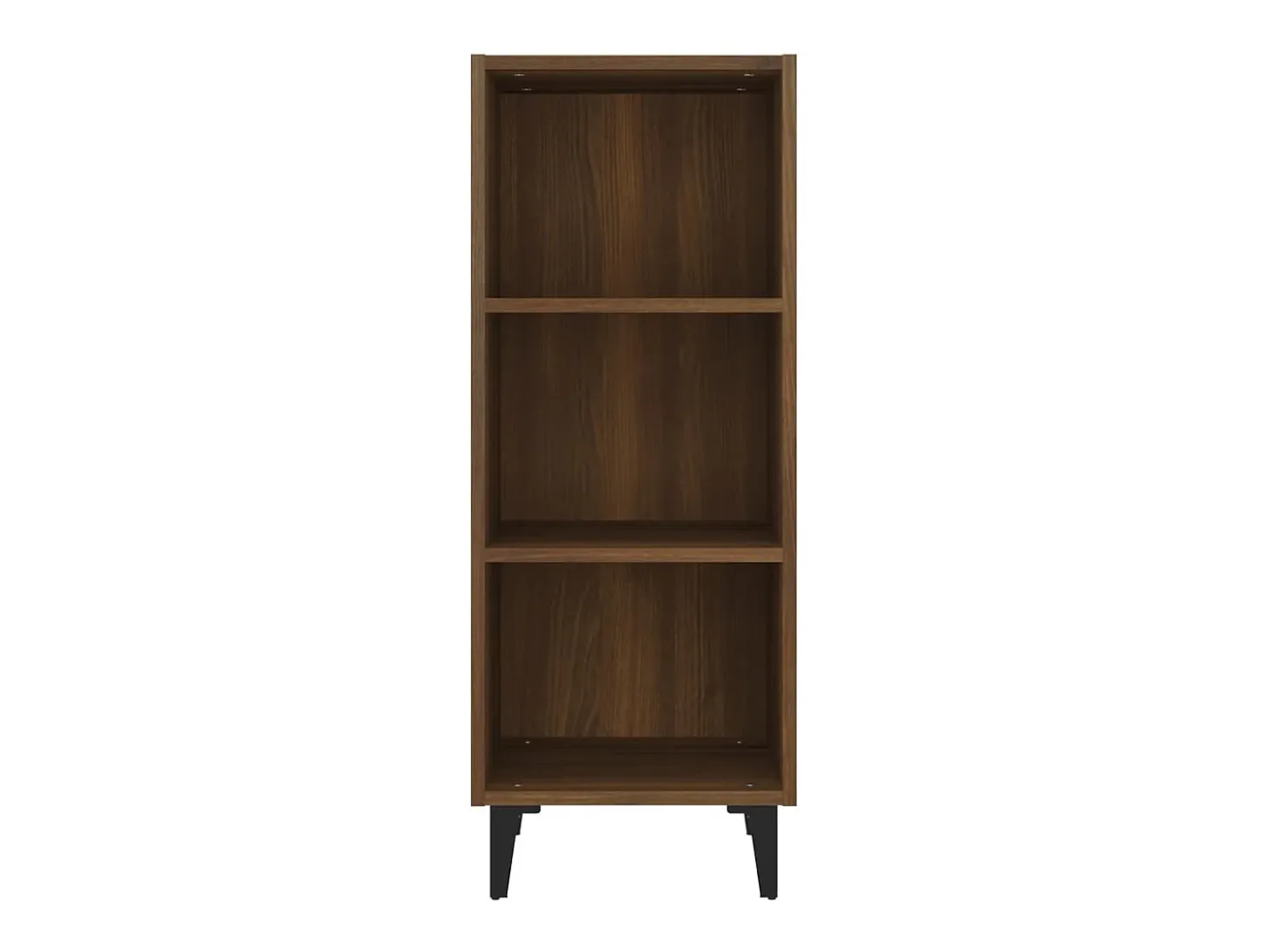 Aparador de roble marrón 34,5x32,5x90 cm madera de ingeniería