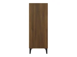 Aparador de roble marrón 34,5x32,5x90 cm madera de ingeniería