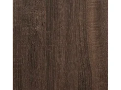 Aparador de roble marrón 100x35x76 cm madera de ingeniería