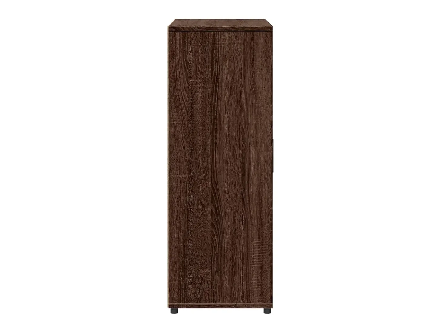 Aparador de roble marrón 60x31x84 cm madera de ingeniería