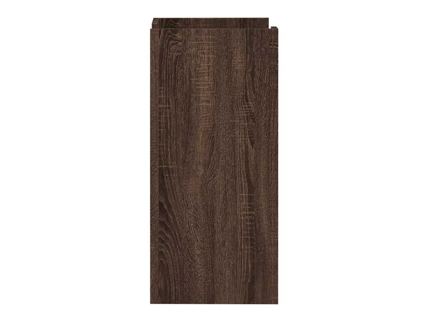 Aparador de roble marrón 45x35x75 cm madera de ingeniería