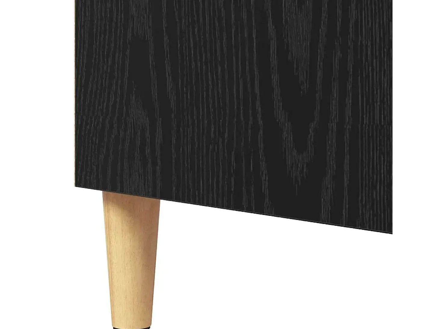 Aparador de roble negro 57 x 35 x 90 cm Madera de ingeniería