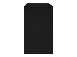 Aparador de roble negro 120x41x75 cm Madera de ingeniería