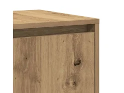 Aparador de roble Roble artesanal Madera compuesta 135 x 41 x 75 cm