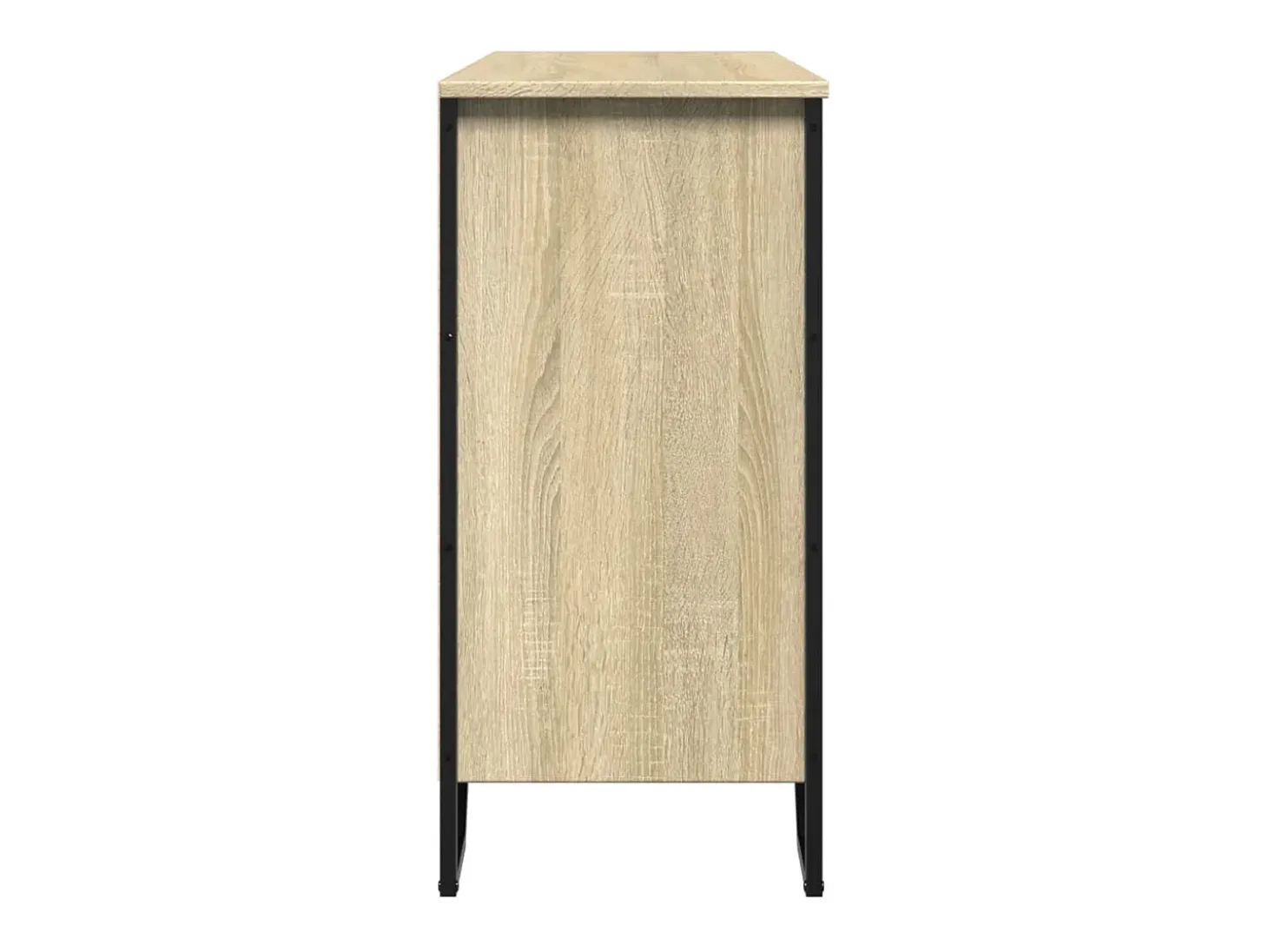 Aparador de roble Sonoma 101x35,5x74,5 cm madera de ingeniería