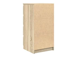 Aparador de roble Sonoma 37,5x35x76 cm madera de ingeniería