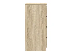 Aparador de roble Sonoma 37,5x35x76 cm madera de ingeniería