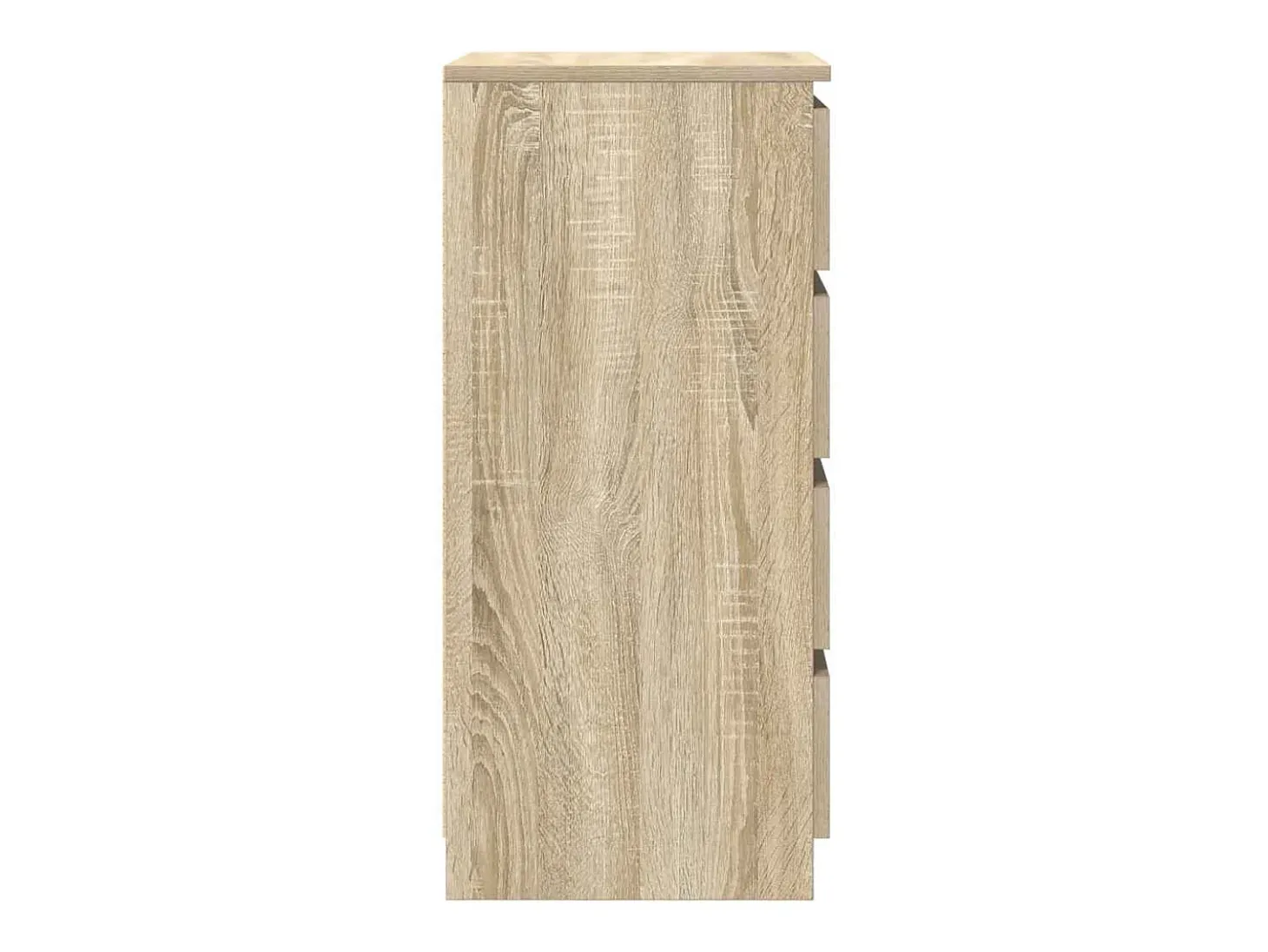 Aparador de roble Sonoma 37,5x35x76 cm madera de ingeniería