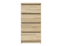 Aparador de roble Sonoma 37,5x35x76 cm madera de ingeniería