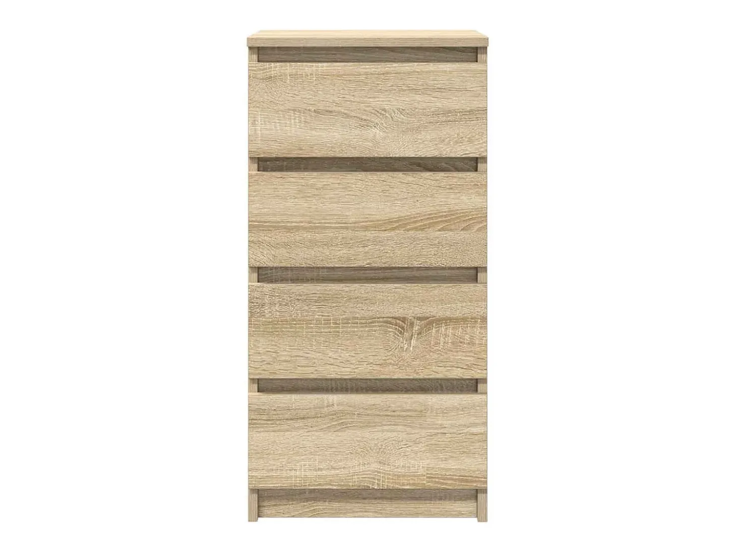 Aparador de roble Sonoma 37,5x35x76 cm madera de ingeniería