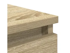 Aparador de roble Sonoma 37,5x35x76 cm madera de ingeniería