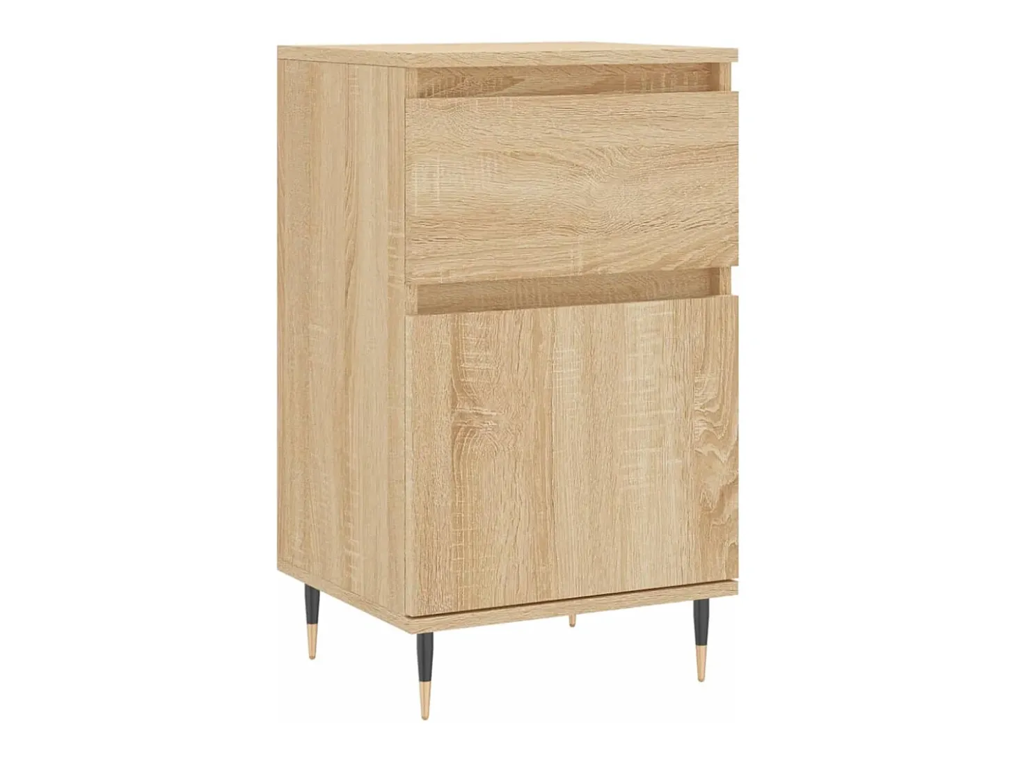 Aparador de roble Sonoma 40x35x70 cm madera de ingeniería