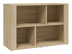 Aparador de roble Sonoma 80x30x54 cm Madera de ingeniería