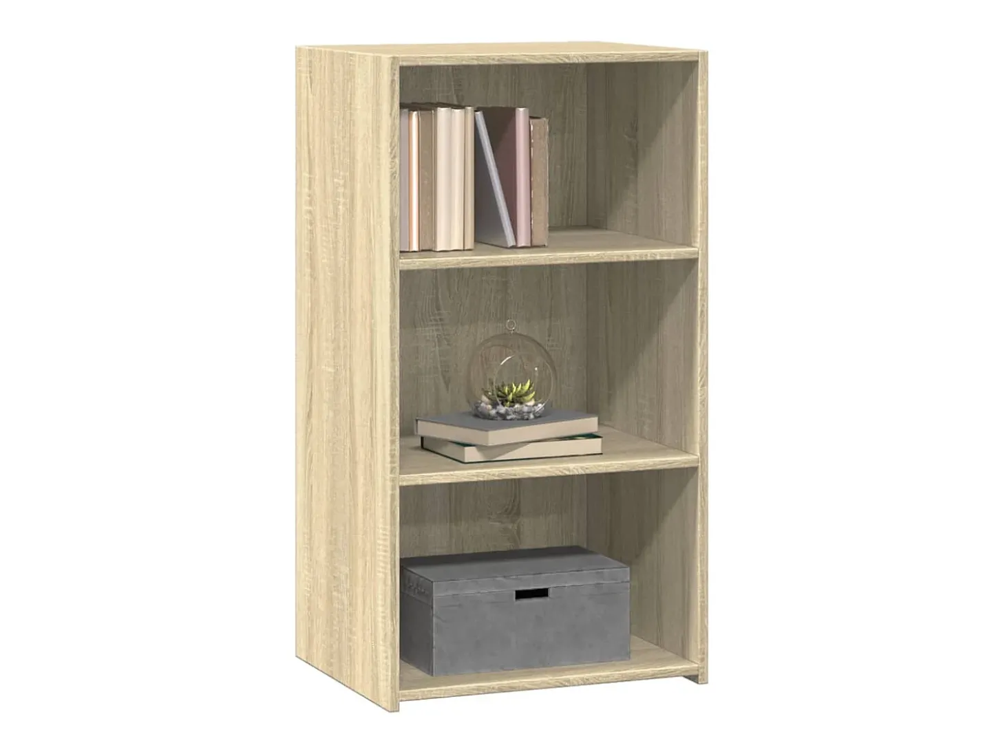 Aparador de roble Sonoma 50x41x93 cm madera de ingeniería
