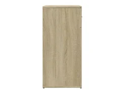 Aparador de roble Sonoma 79x38x80 cm madera de ingeniería