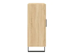 Aparador de roble Sonoma 69,5x34x90 cm madera de ingeniería
