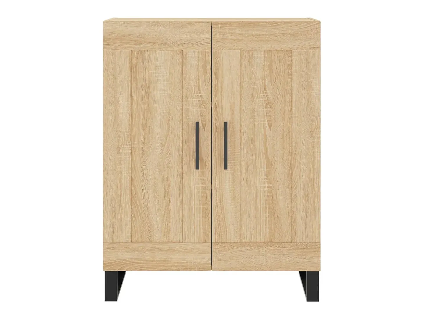 Aparador de roble Sonoma 69,5x34x90 cm madera de ingeniería