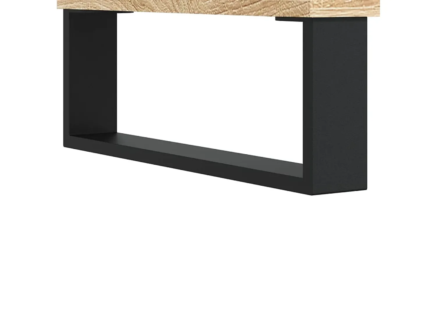 Aparador de roble Sonoma 69,5x34x90 cm madera de ingeniería