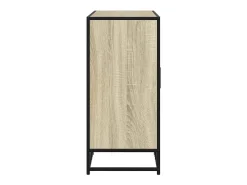 Aparador de roble Sonoma 92x35x76 cm madera de ingeniería
