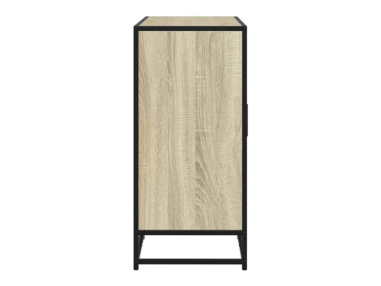 Aparador de roble Sonoma 92x35x76 cm madera de ingeniería