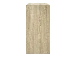 Aparador de roble Sonoma 102x37x75,5 cm madera de ingeniería