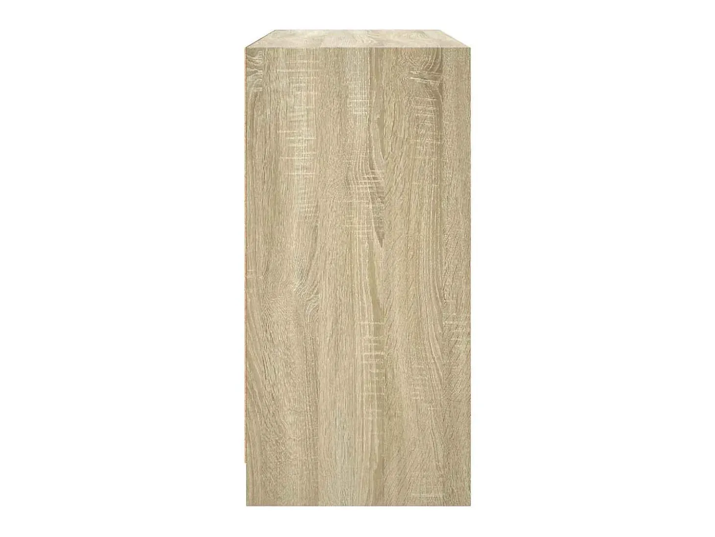 Aparador de roble Sonoma 102x37x75,5 cm madera de ingeniería